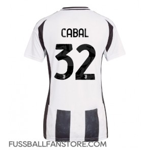 Juventus Juan Cabal #32 Replik Heimtrikot Damen 2024-25 Kurzarm